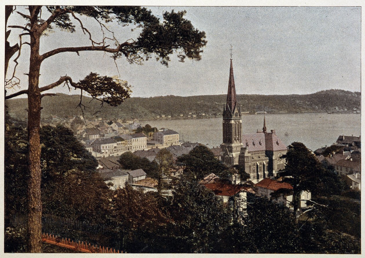 Rio de Janeiro, udsigt over Morne de Gloria, slutningen af det 19. århundrede af Unknown artist