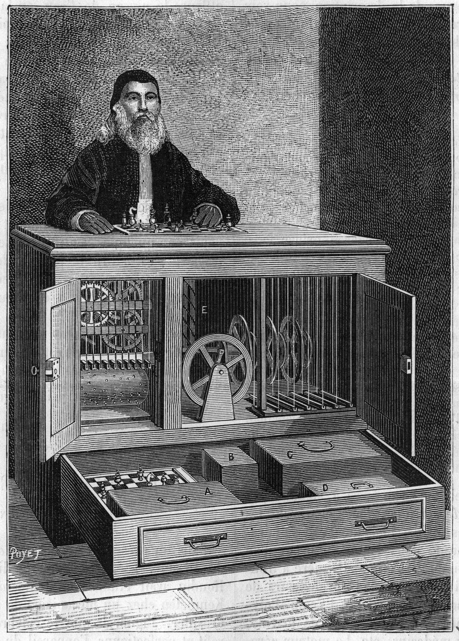 Robert-Houdins automat (Jean-Eugene Robert Houdin af Unknown artist