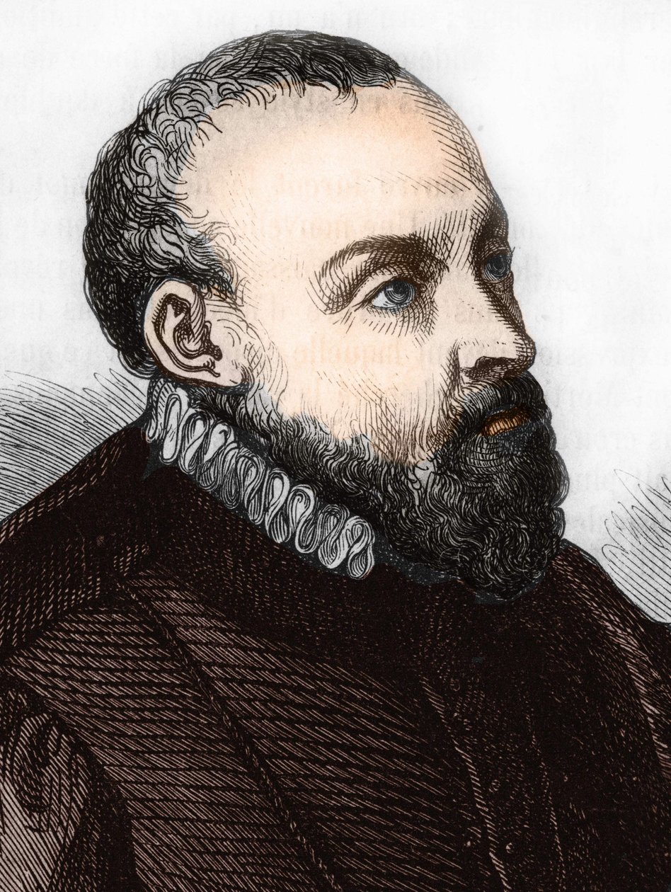 Roland de Lassus. (Orlando di Lasso) 1532-1594 fransk-flamsk komponist af Unknown artist