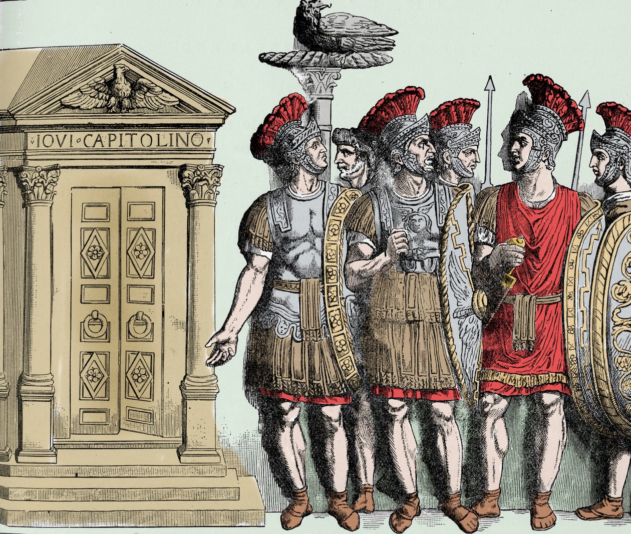 Romerriget: prætorianere - romersk antikvitet; prætorianergarden af Unknown artist