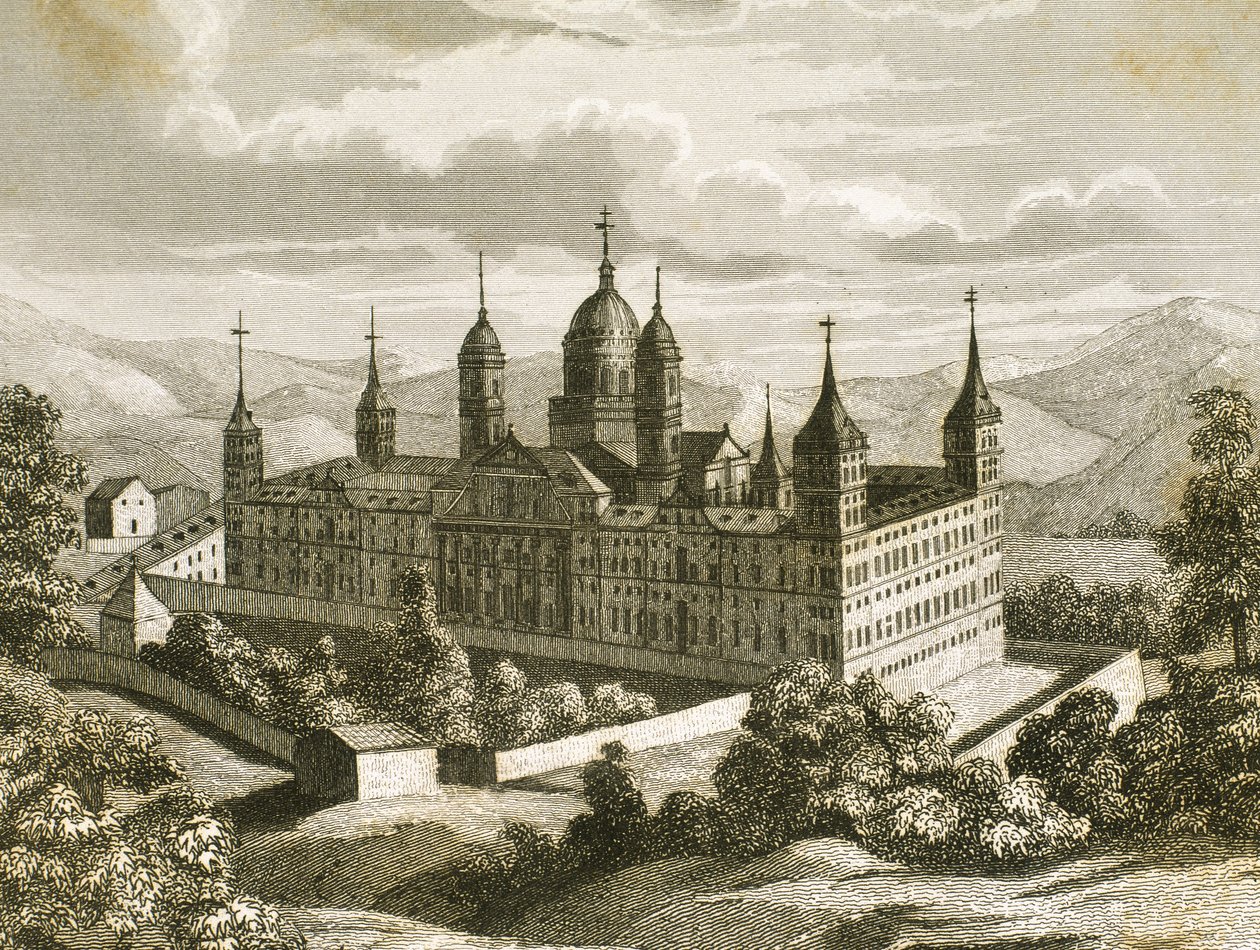 Royal Monastery of San Lorenzo de El Escorial, provinsen Madrid, Spanien af Unknown