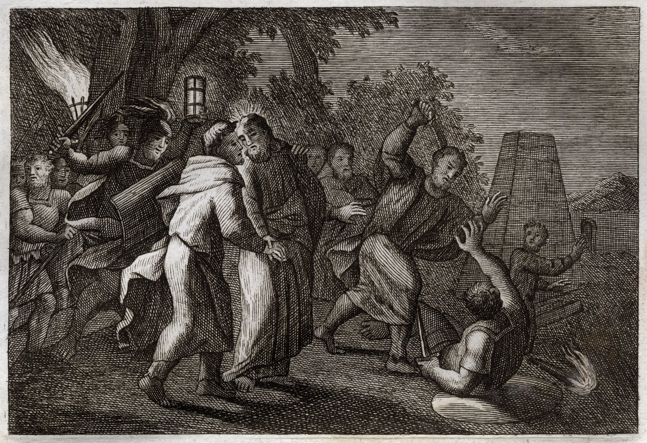 Royaumont Bibelen, Det Nye Testamente: Arrestation af Jesus Kristus eller Judas