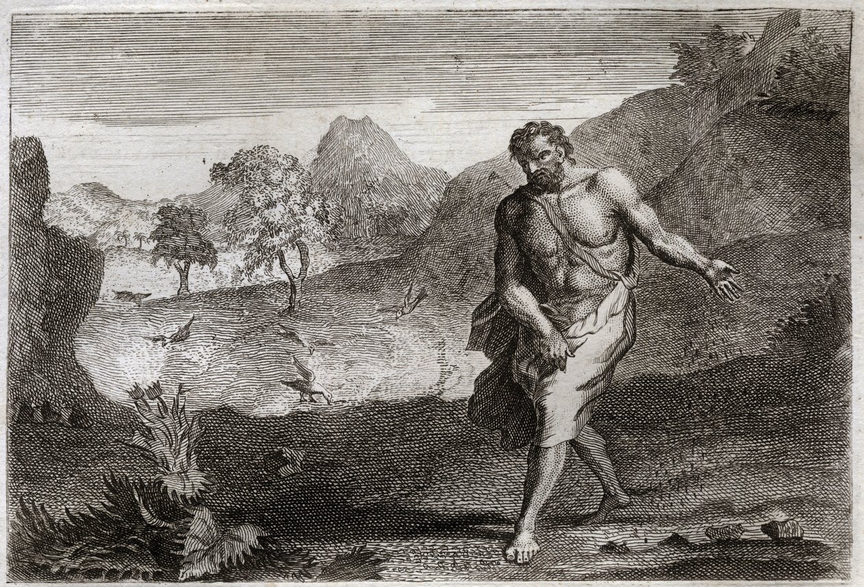 Royaumont Bible, Det Nye Testamente: Lignelsen om kloakken. af Unknown artist