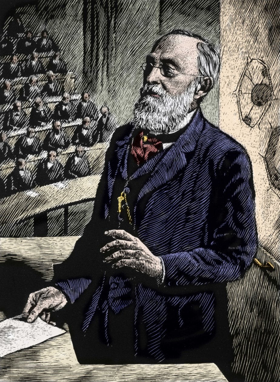 Rudolf Virchow (Virchow) (1821-1902), tysk læge og politiker. af Unknown artist