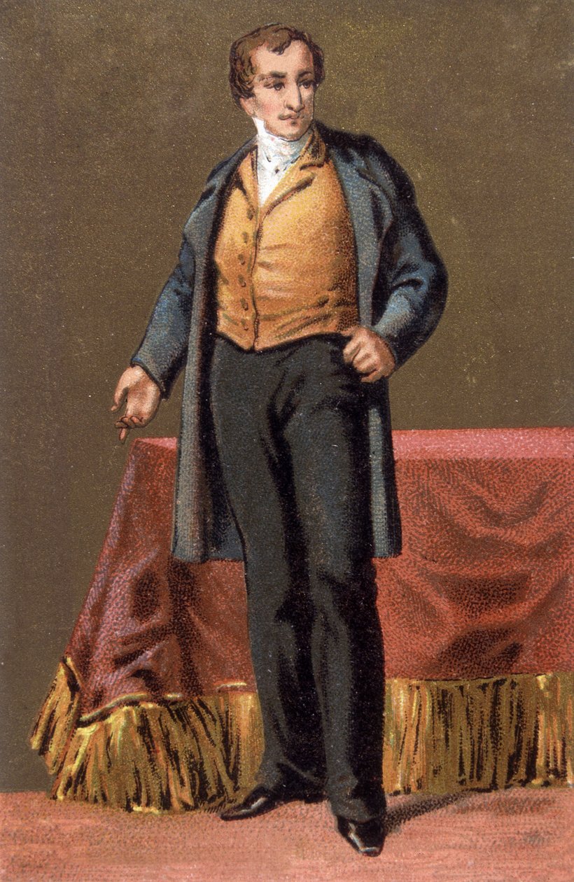 SIR ROBERT PEEL (1788-1850). engelsk statsmand. af Unknown artist
