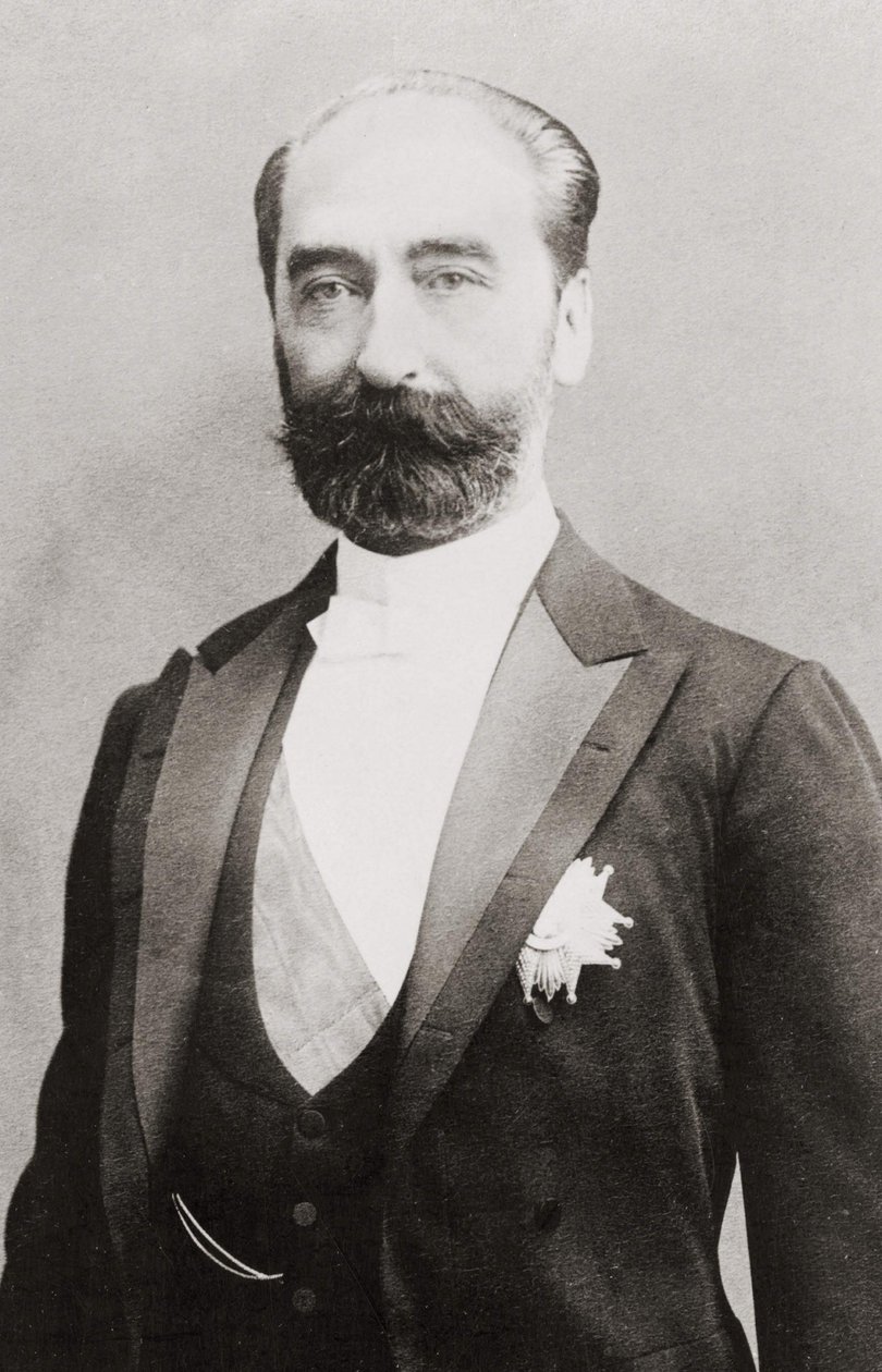 Sadi Carnot (1837-1894), præsident for Den Franske Republik i 1887. af Unknown artist