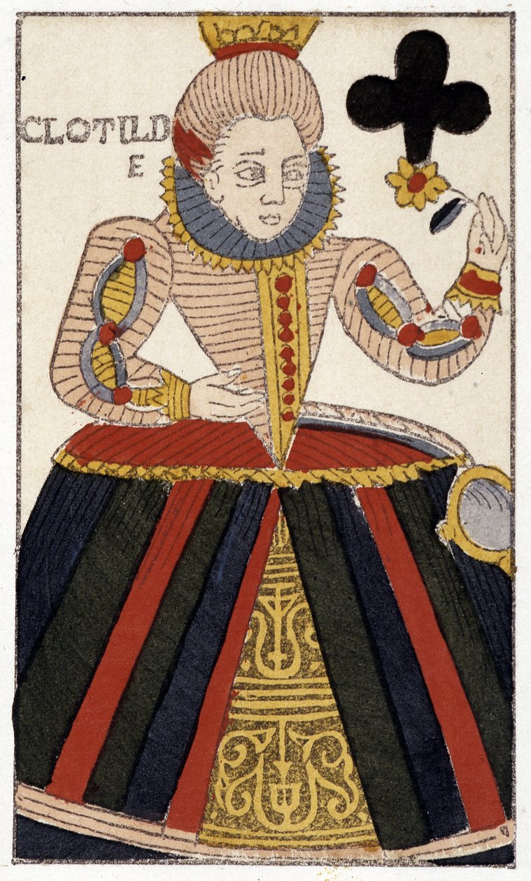 Saint Clothilde Dronning af alle frankerne. - Sankt Clothilde. af Unknown artist
