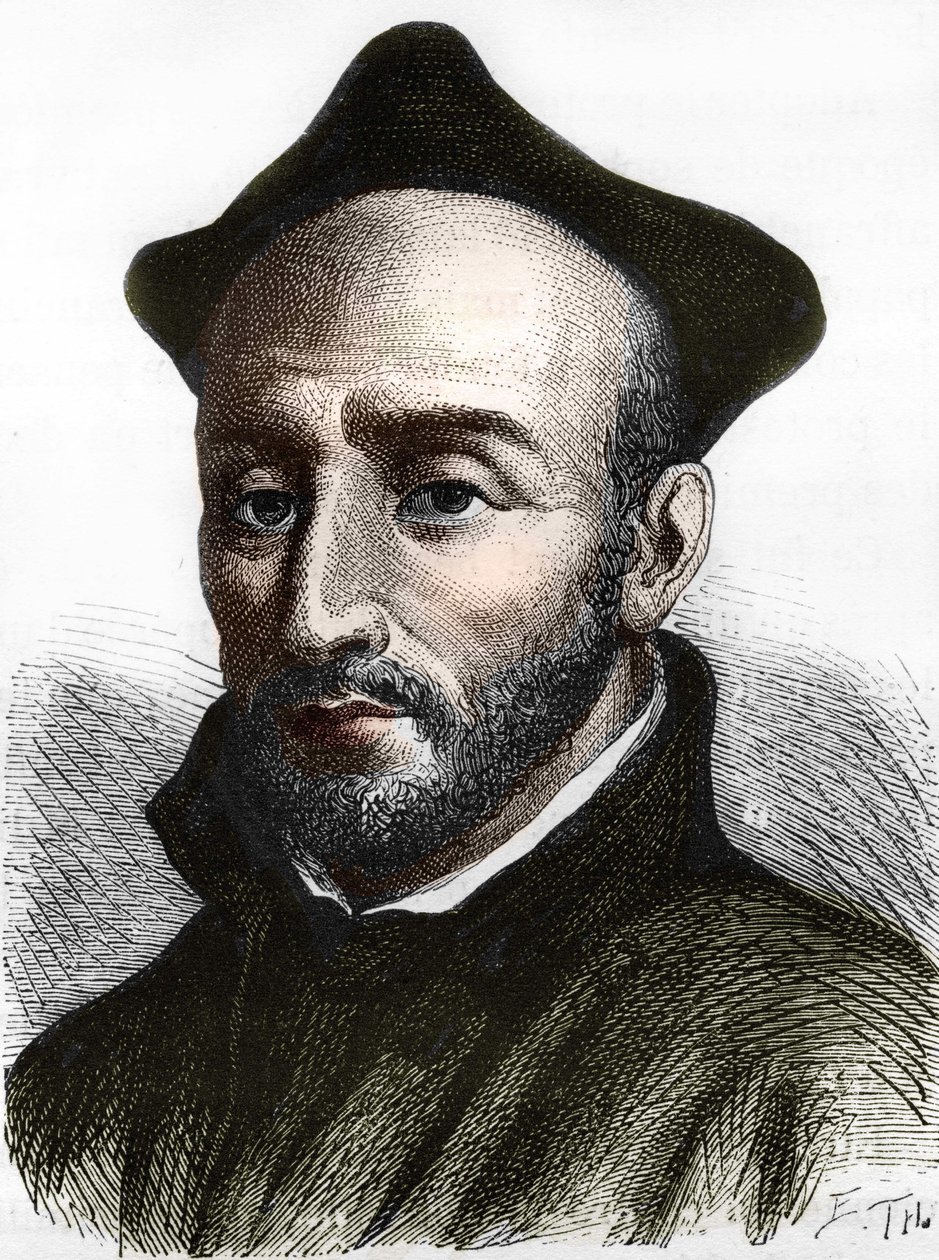 Sankt Ignatius af Loyola (1491-1556), grundlægger af Jesu Society. af Unknown artist