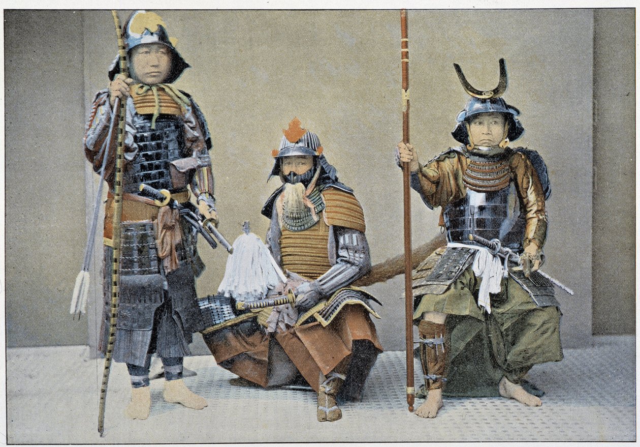 Samurai Group, slutningen af det 19. århundrede af Unknown artist