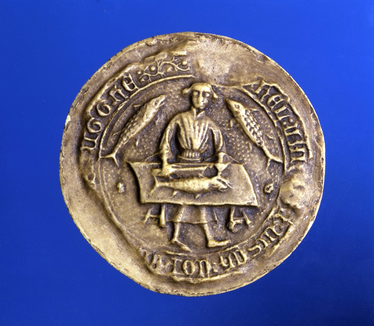 Segl fra Flanders Corporation. 15. århundrede. Paris. Rigsarkivet. af Unknown artist