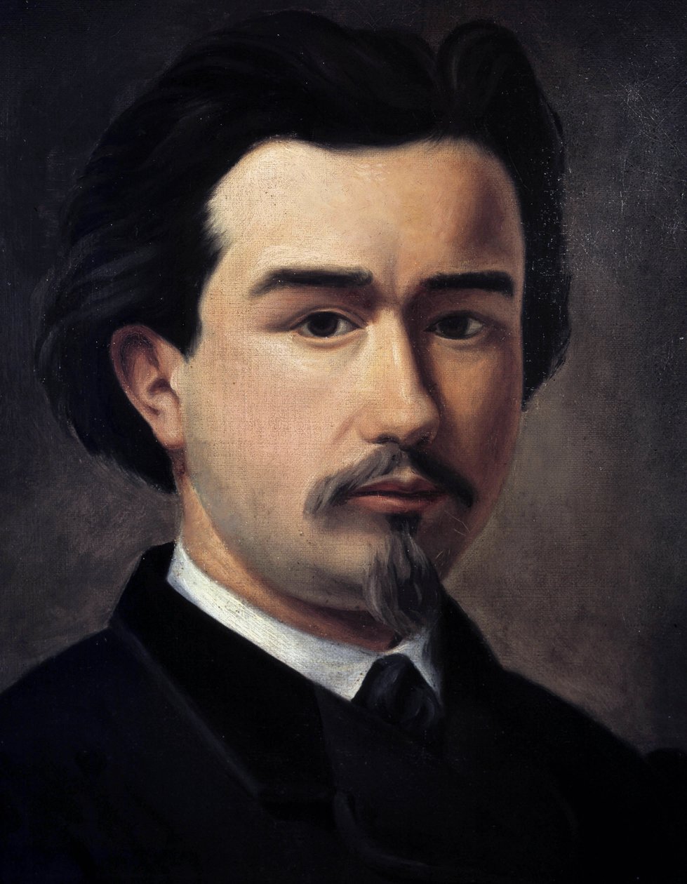 Selvportræt af Clément Ader (1841-1925), fransk ingeniør og opfinder, "Luftfartens fader". af Unknown artist