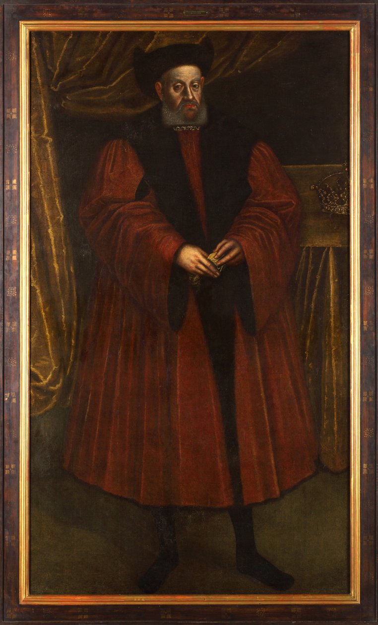 Sigismund I af Polen - Portræt af Sigismund I af Polen (1467-1548) af Anonymous af Unknown artist