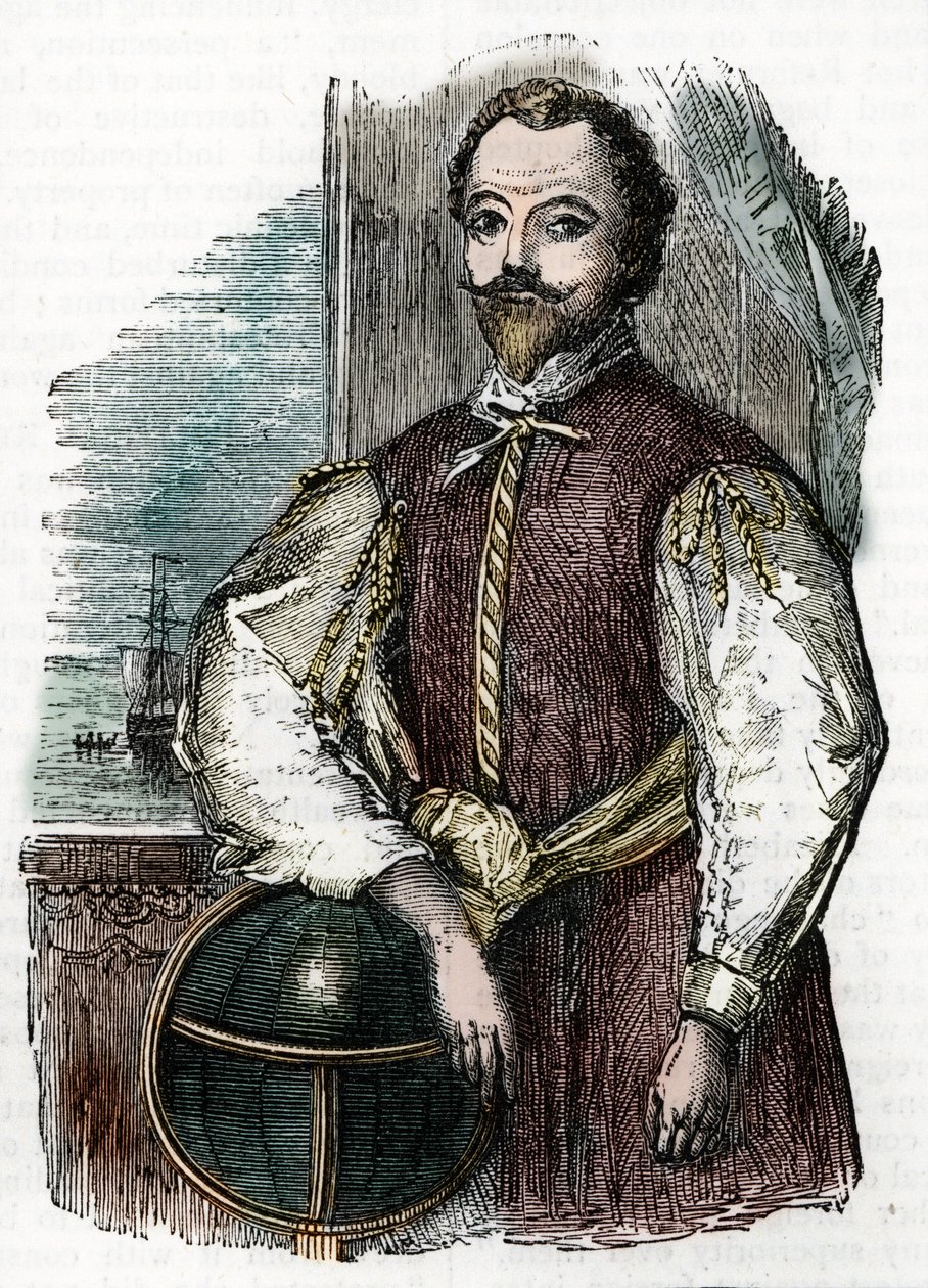 Sir Francis Drake af Unknown artist