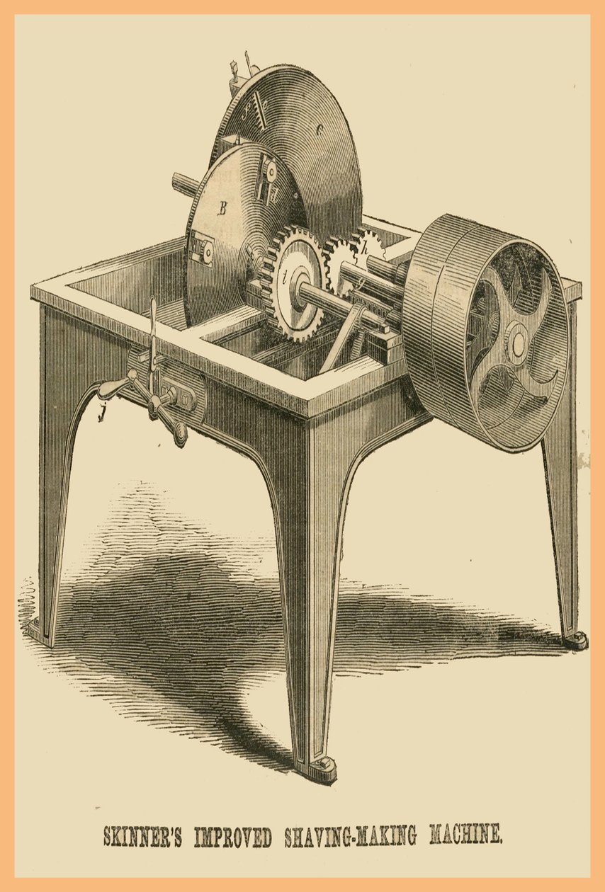 Skinners forbedrede barbermaskine af Unknown Artist