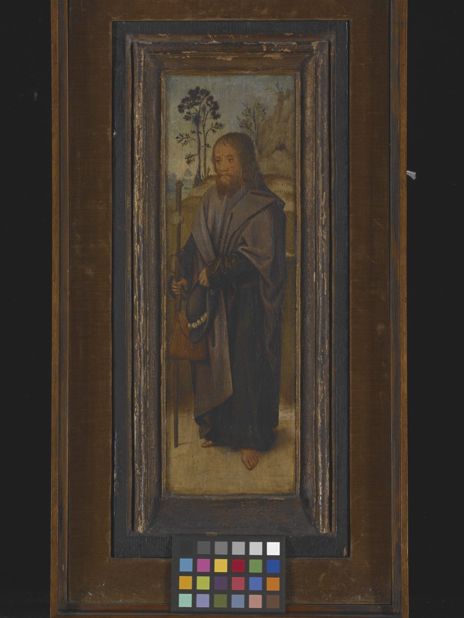 St. James (Pilgrimmen) (olie på træ) af Unknown artist