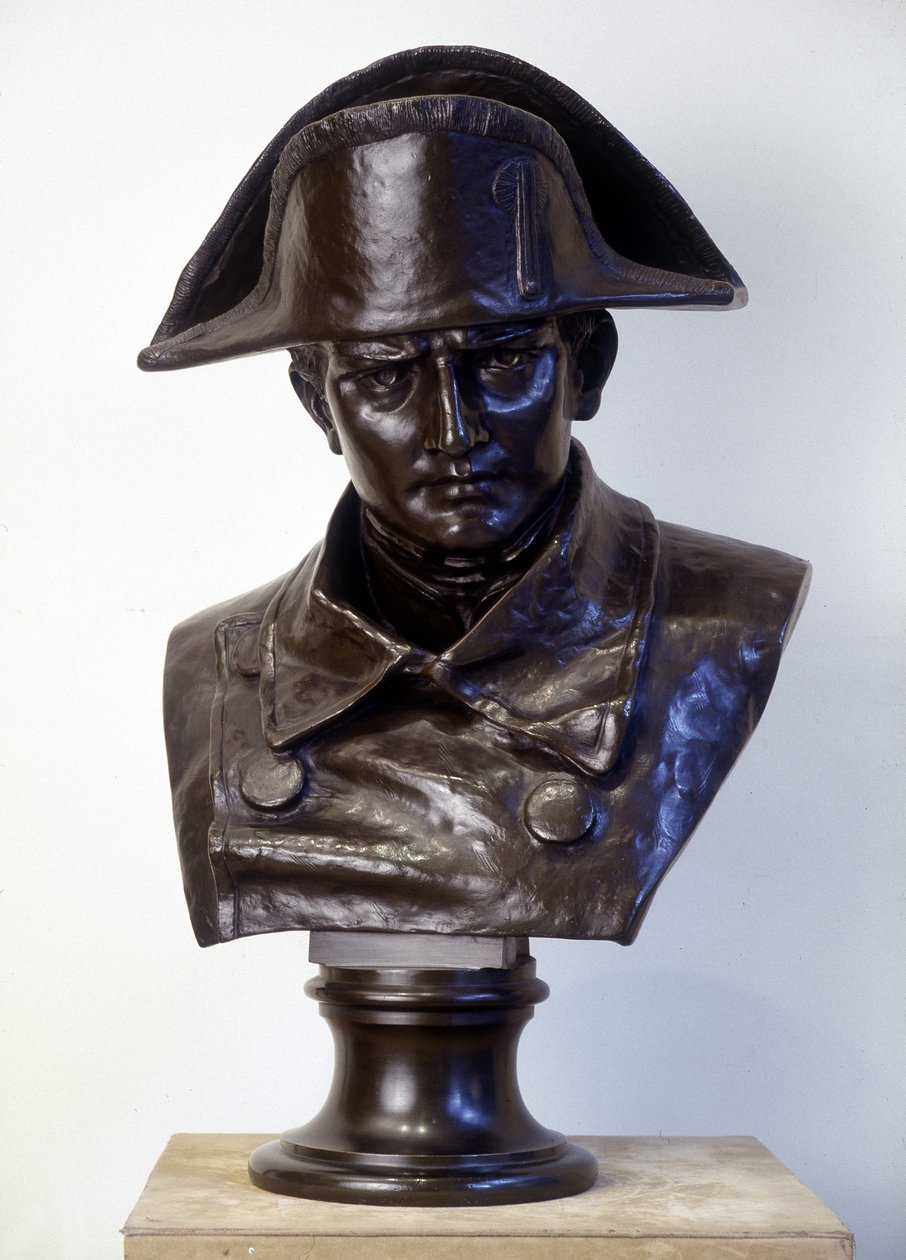 Statue af Napoleon I i bronze 1800-tallet af Unknown artist