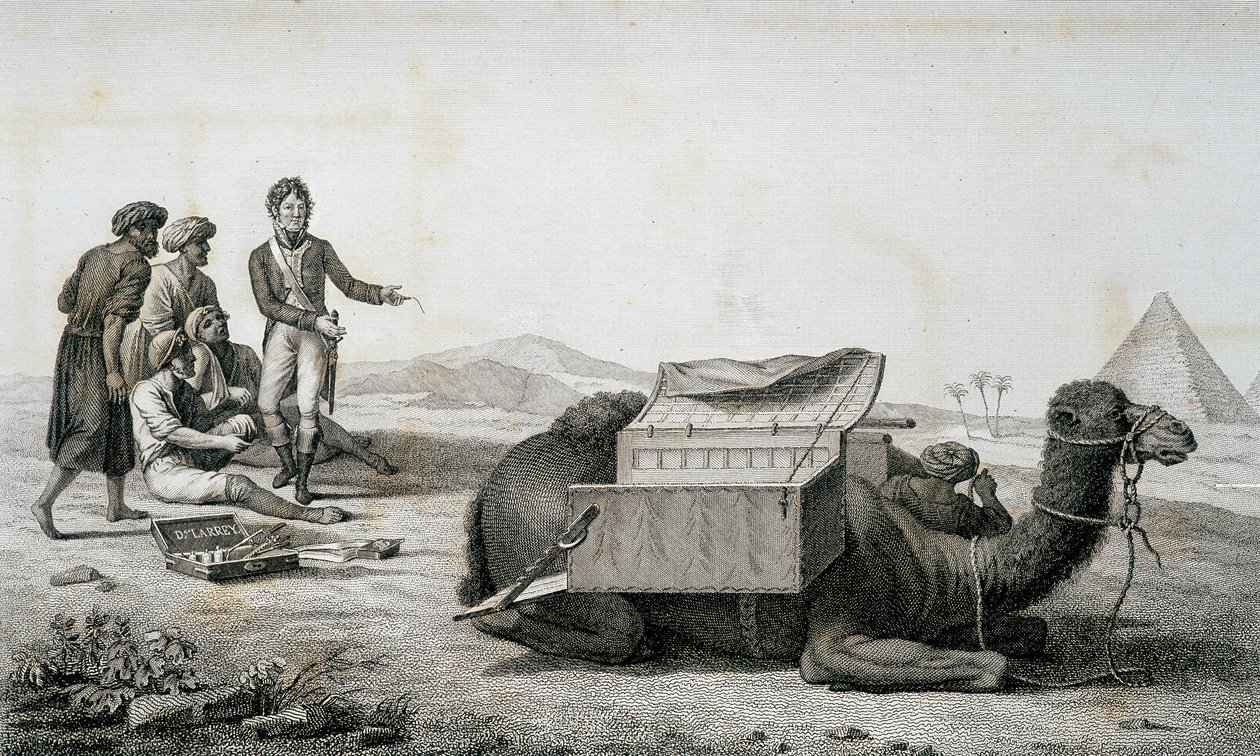 Kirurgi: Doctor Larrey - i "" Description of Egypt"", Imperial Editions af Unknown artist