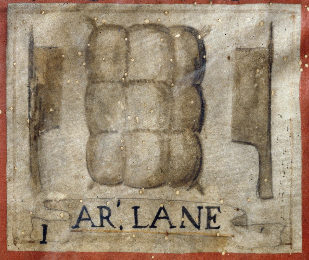 Symbol for uldarbejderne (Corporation table af Unknown artist