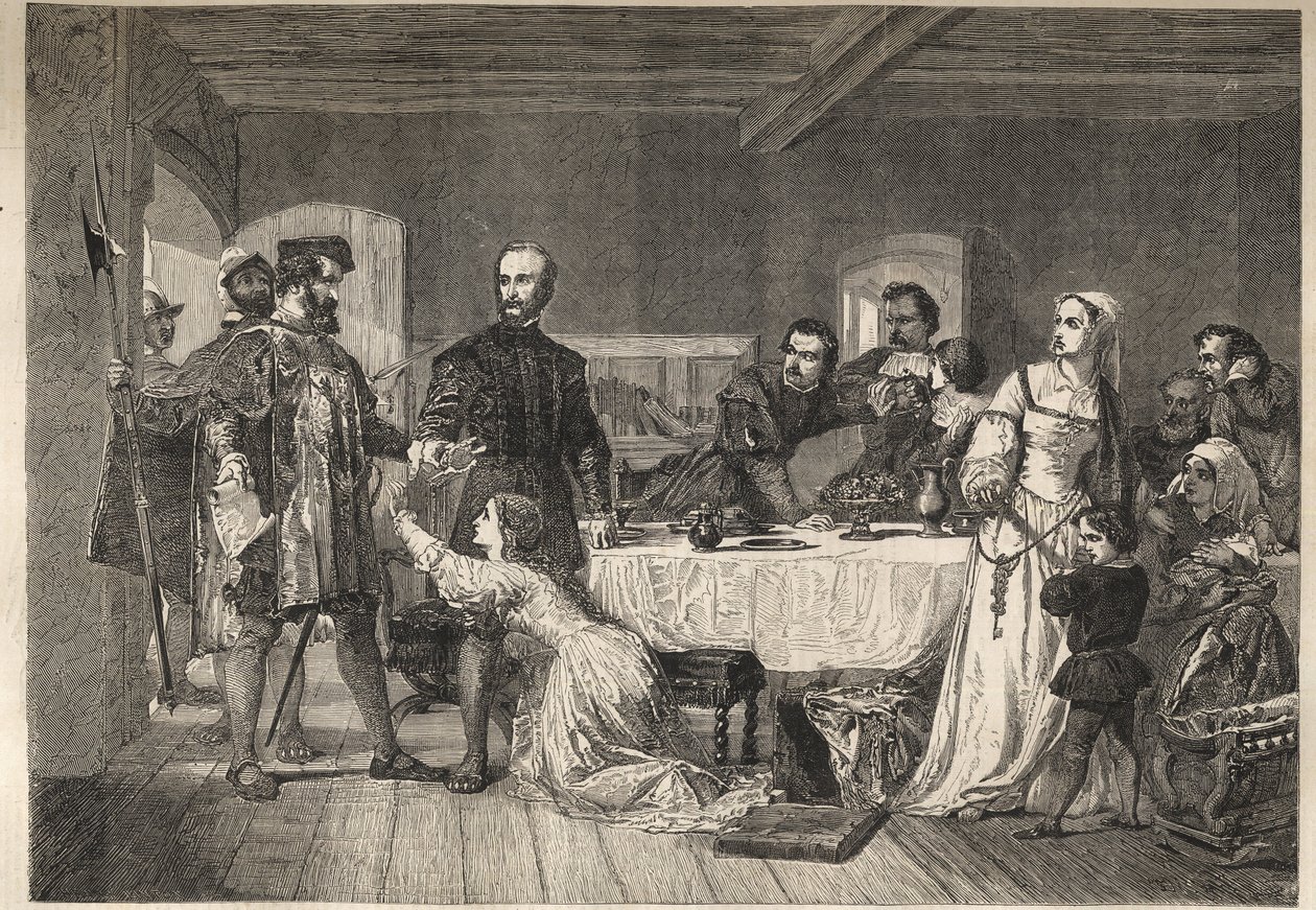 Arrestationen af John Brown, af Ashford, en Lollard og en af de første martyrer i den tidlige del af Henry VII