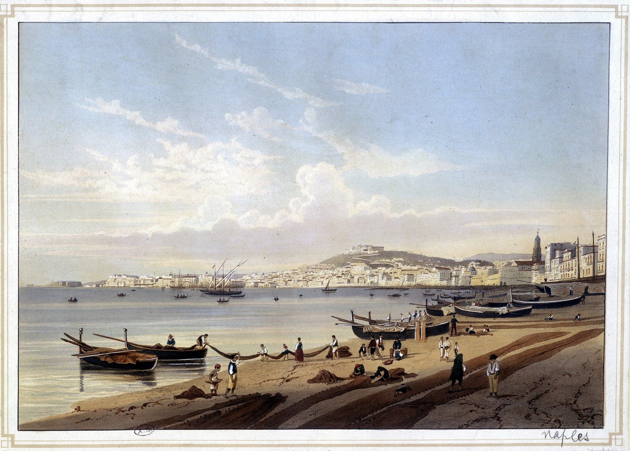 Napoli-bugten af Unknown artist