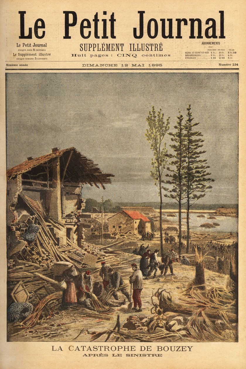 Bouzey-katastrofen af Unknown artist