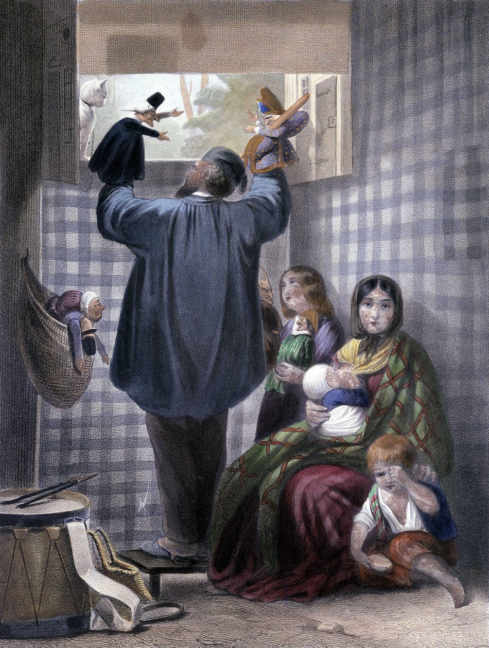 The Cat Comedy - Puppet Montreur og hans familie. af Unknown artist