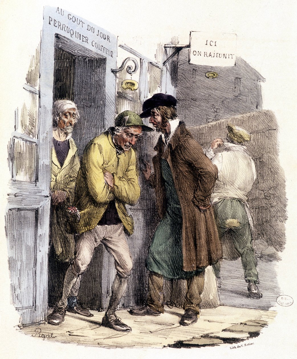 Skæggets dag - i "Silhouetten"" af Unknown artist