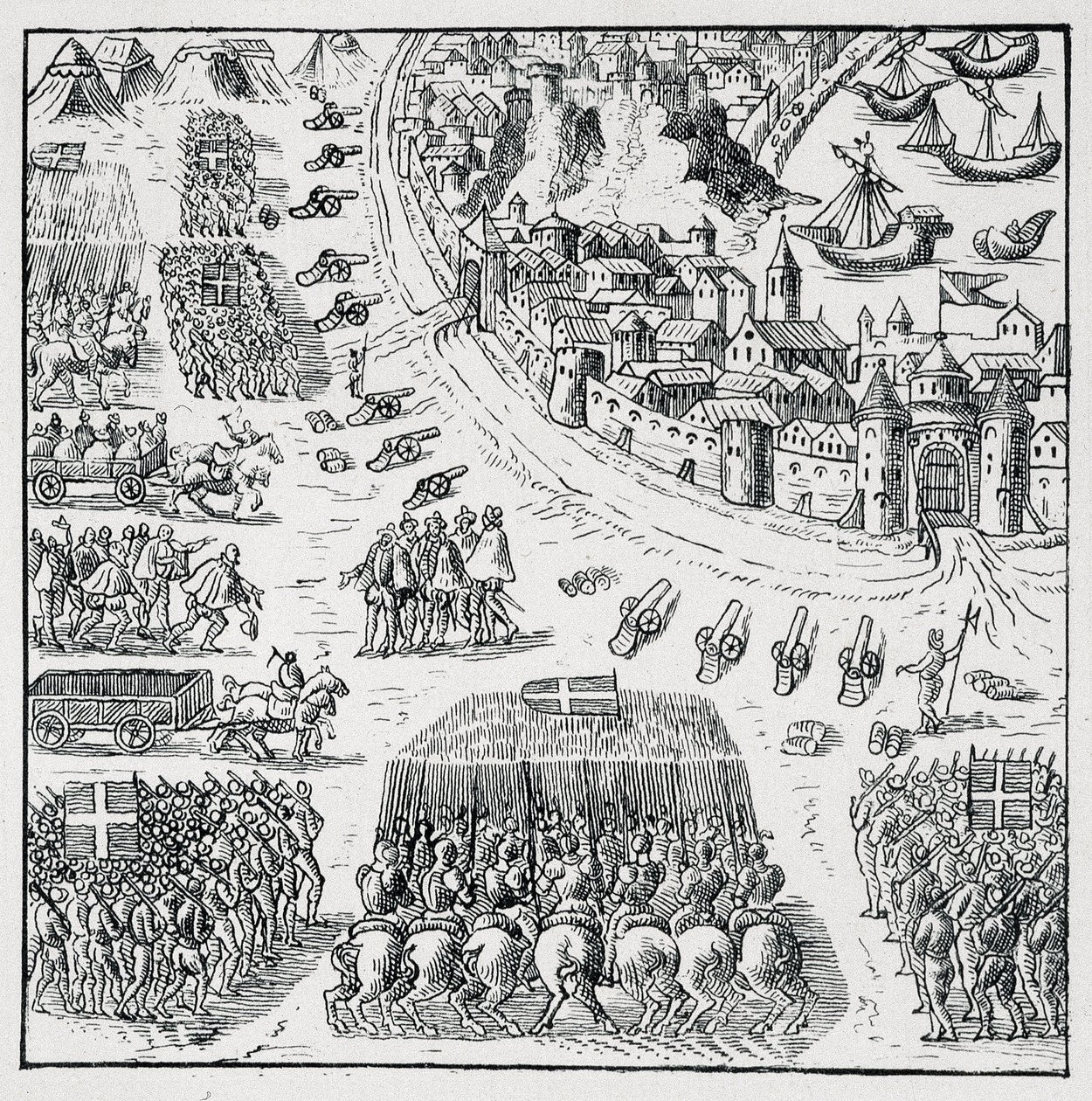 Hertugen af Anjou (Henry III) blev valgt til konge af Polen (i 1573) og blev tvunget til at gå og tage denne krone i besiddelse uophørligt, belejringen af La Rochelle blev ophævet, og Rochellois fik alt, hvad de bad om for sig selv og til af Unknown artist
