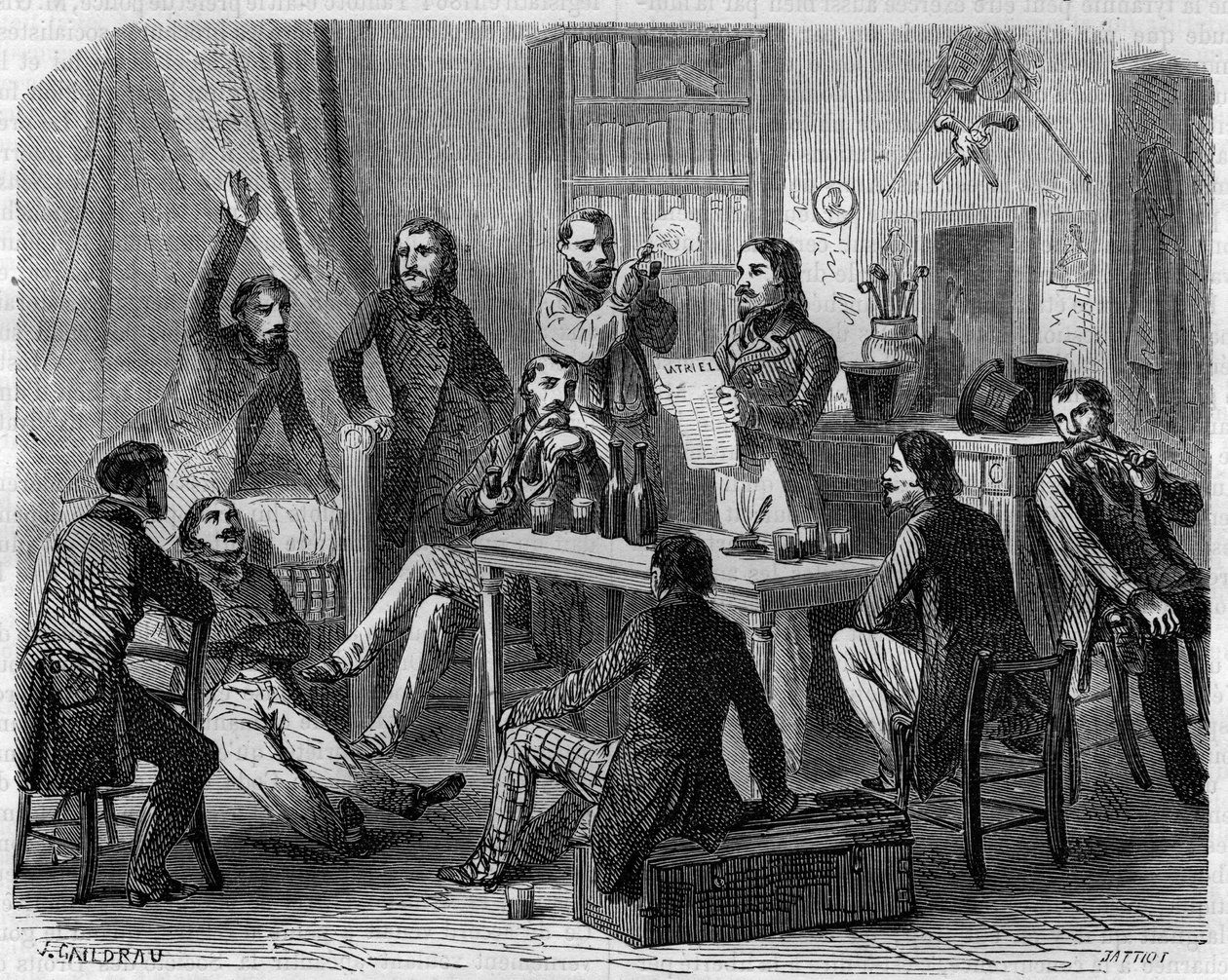 Menneskerettighedssamfundet (SDH) i 1832. af Unknown artist