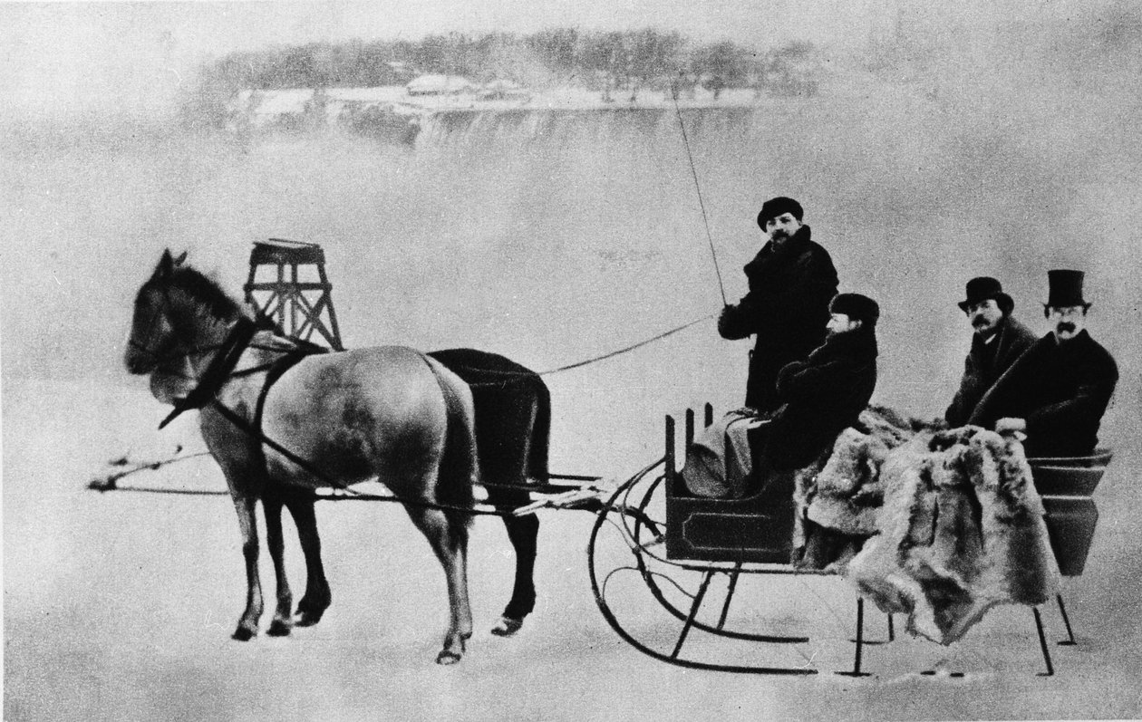 Den italienske komponist Giuseppe Verdi (1813-1901) i Skt. Petersborg, Rusland (sidder foran til venstre). 1862 ca. af Unknown artist