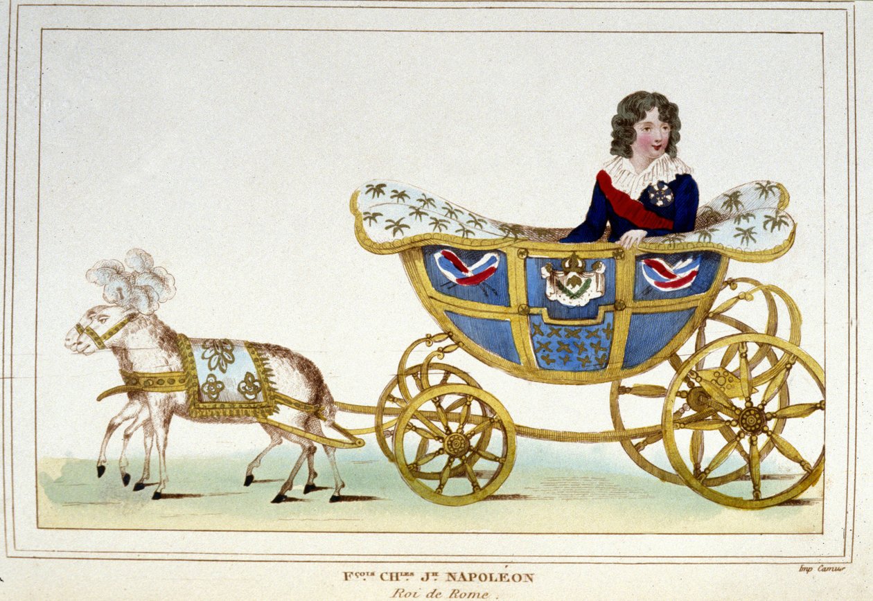 Kongen af Rom (Napoleon II) ung dreng, søn af Napoleon I. af Unknown artist