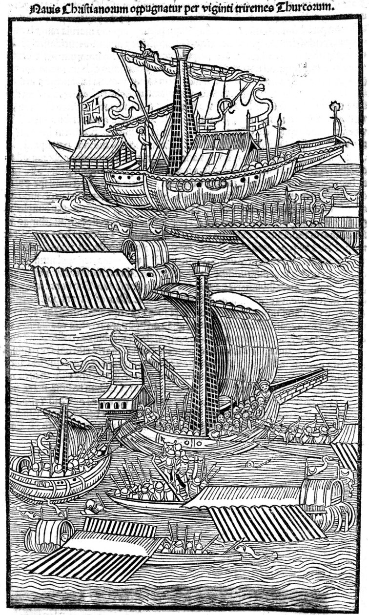 Ridderne af Rhodos af Unknown artist