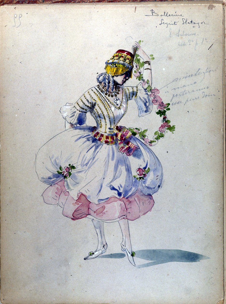 The Lady of Spades: Opera komponeret i 1890 af Piotr eller Petr Ilyich Tchaikovsky (eller Tchaikowsky) af Unknown artist