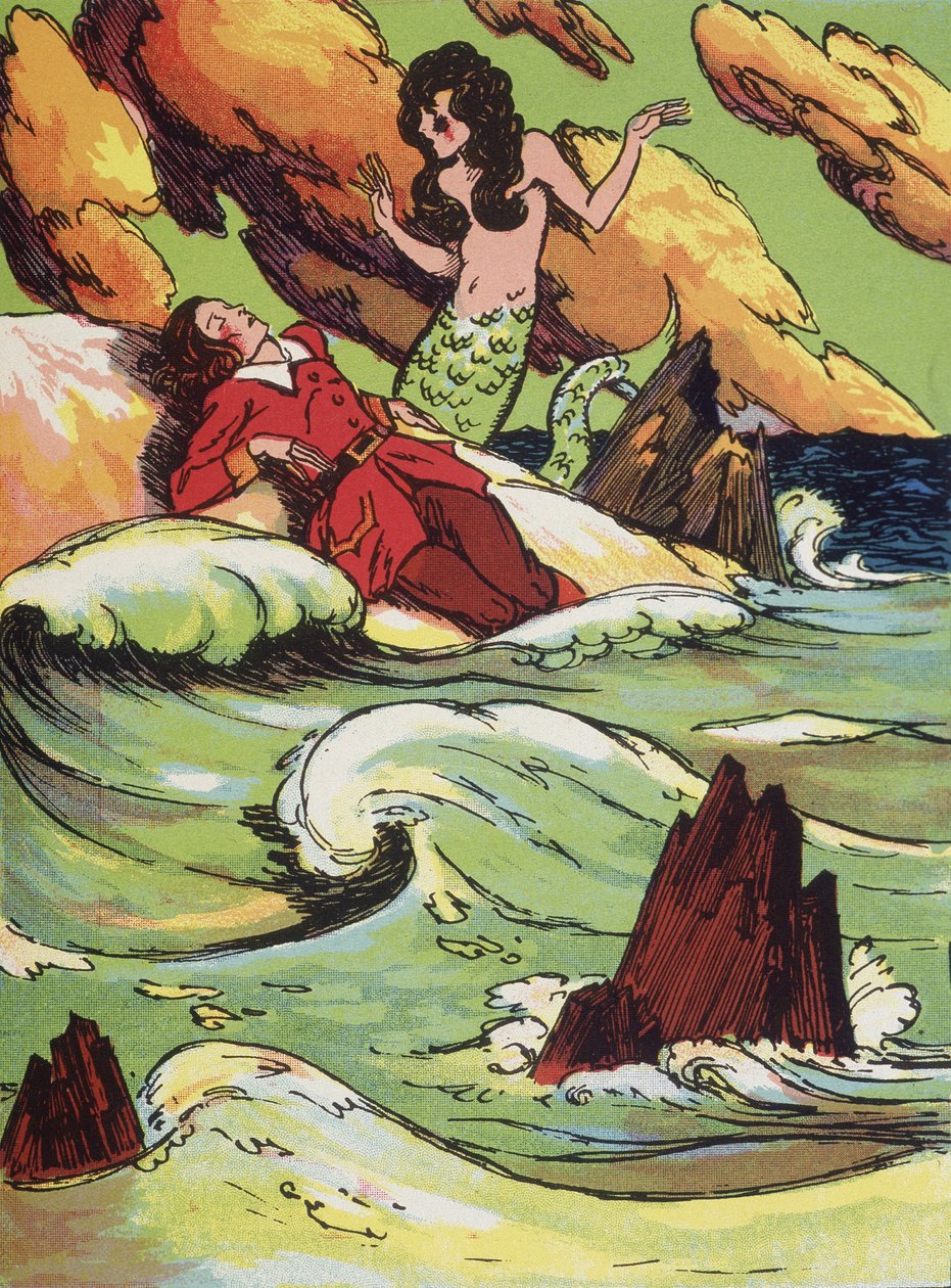 Den Lille Havfrue af Andersen af Unknown artist