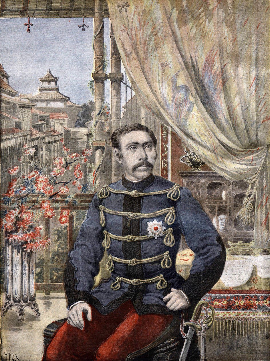 The Marechal Aritomo Yamagata (1838-1922) in 1896 af Unknown artist