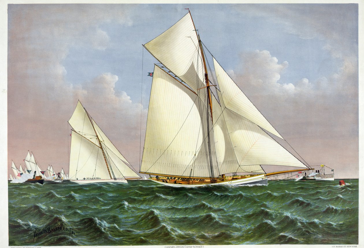 Mayflower, en sejlbåd, der vandt America