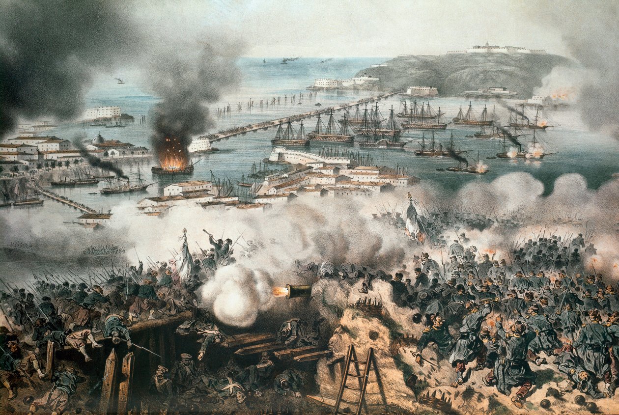 Belejringen af Sevastopol af Unknown artist