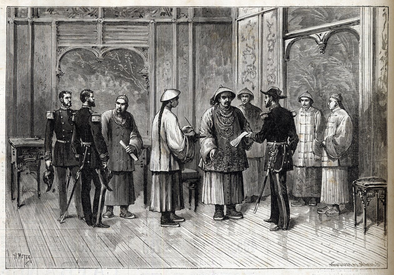 Tientsin-aftalen eller Li-Fournier-konventionen - Tientsin-aftalen - Li-Fournier-konventionen (Li Fournier) - 11. maj af Unknown artist