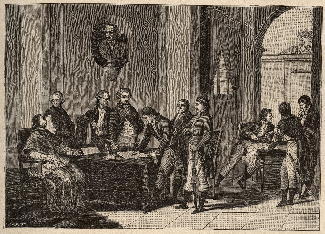 Tolentino-traktaten eller Tolentino-freden er en fredstraktat underskrevet den 19. februar 1797 i Tolentino, Italien, mellem Frankrig og de pavelige stater. (Mellem general Bonaparte og pave Pius (Pio eller Pius) VI (1717-1799). Paven afsiger sig selv til  af Unknown artist