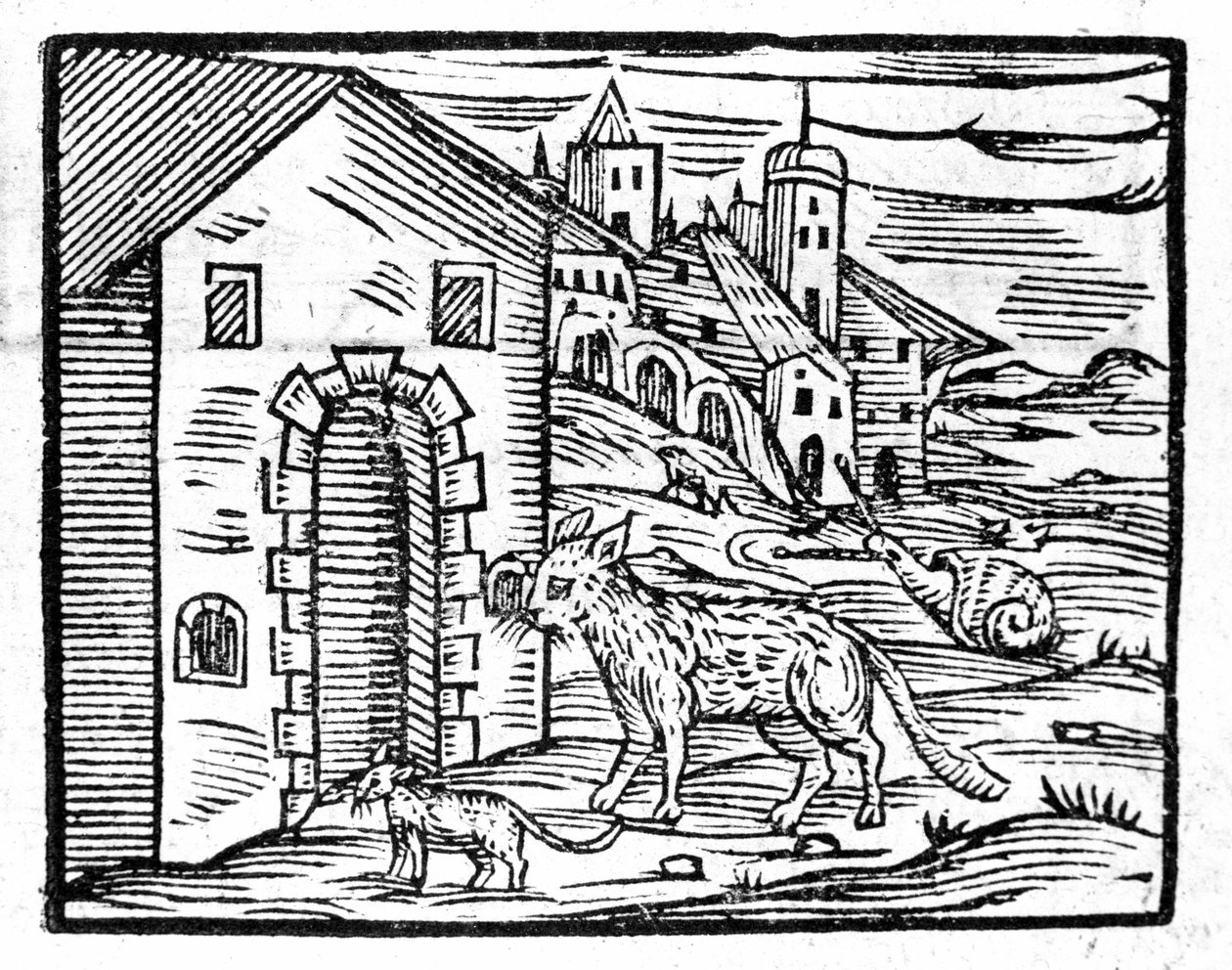 Djævelens dyr af Francesco Guaccio Compendium Maleficarum Milan 1608 af Unknown artist