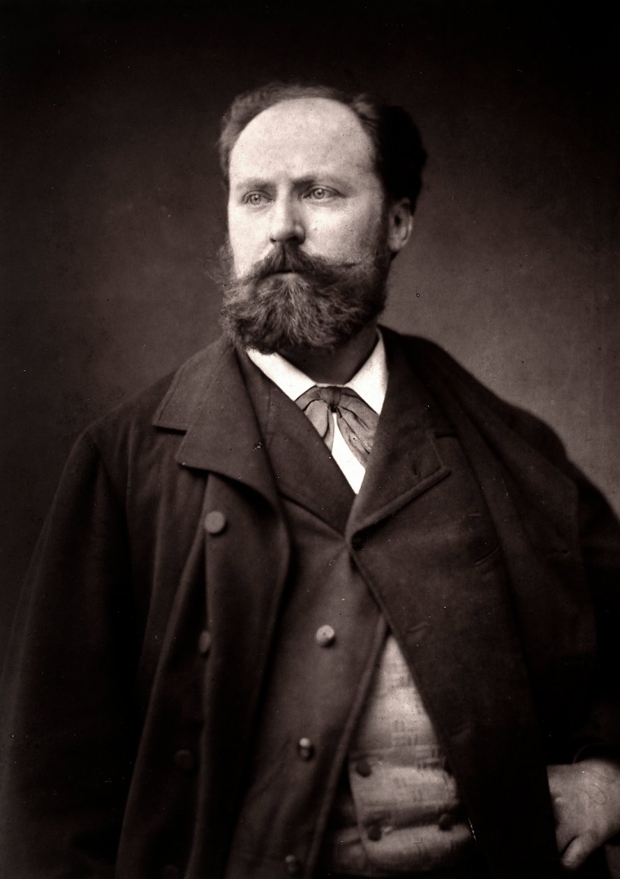 Kunstneren Henri-Paul Motto fotograferet i anledning af Paris-salonen i 1881 af Unknown