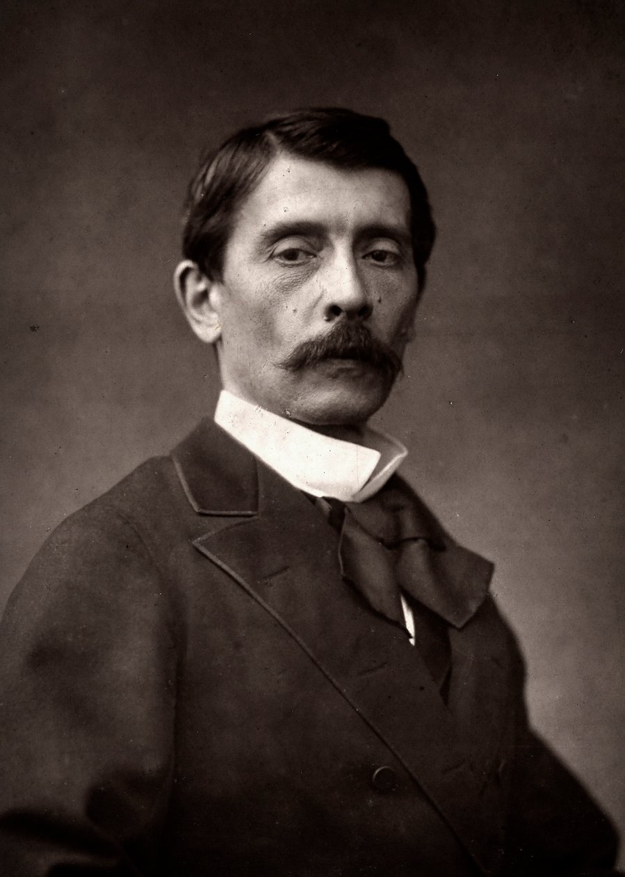 Kunstneren Pierre-Auguste Brunet-Hoard fotograferet i anledning af Paris-salonen i 1881 af Unknown