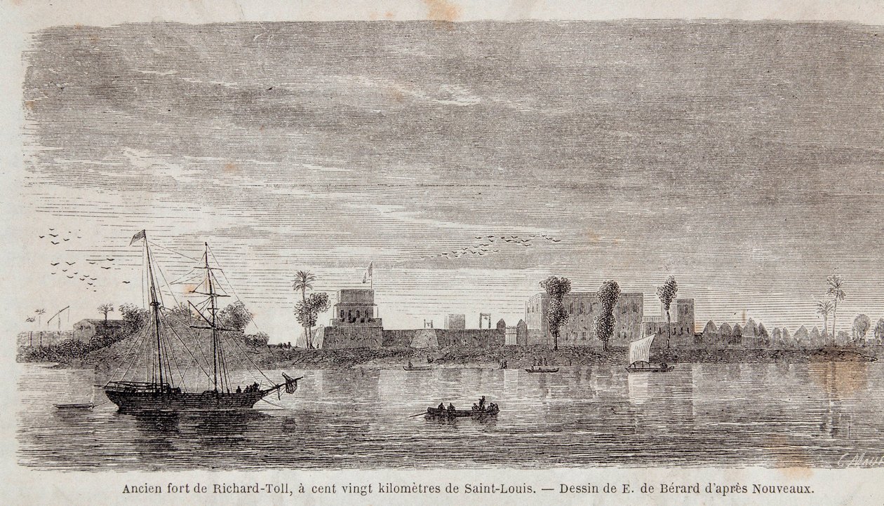 Det tidligere Fort af Richard-Toll af Unknown artist