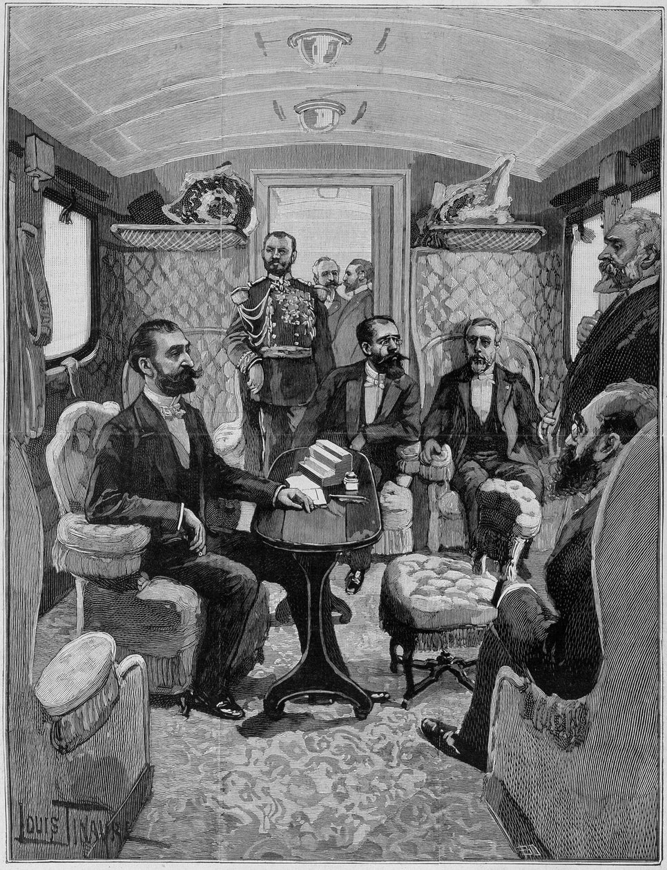 Præsident Carnots rejse i 1890. af Unknown artist