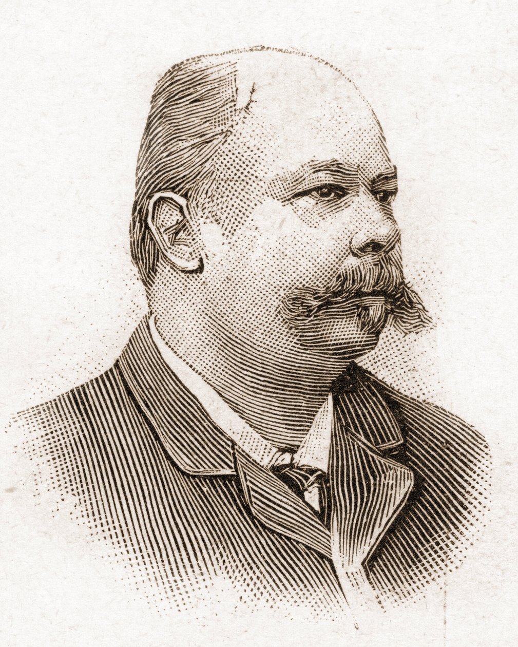 Medlemmerne af Academy Francaise i 1895: portræt af Henri (Henry) Meilhac (1831-1897), fransk dramatiker. af Unknown artist