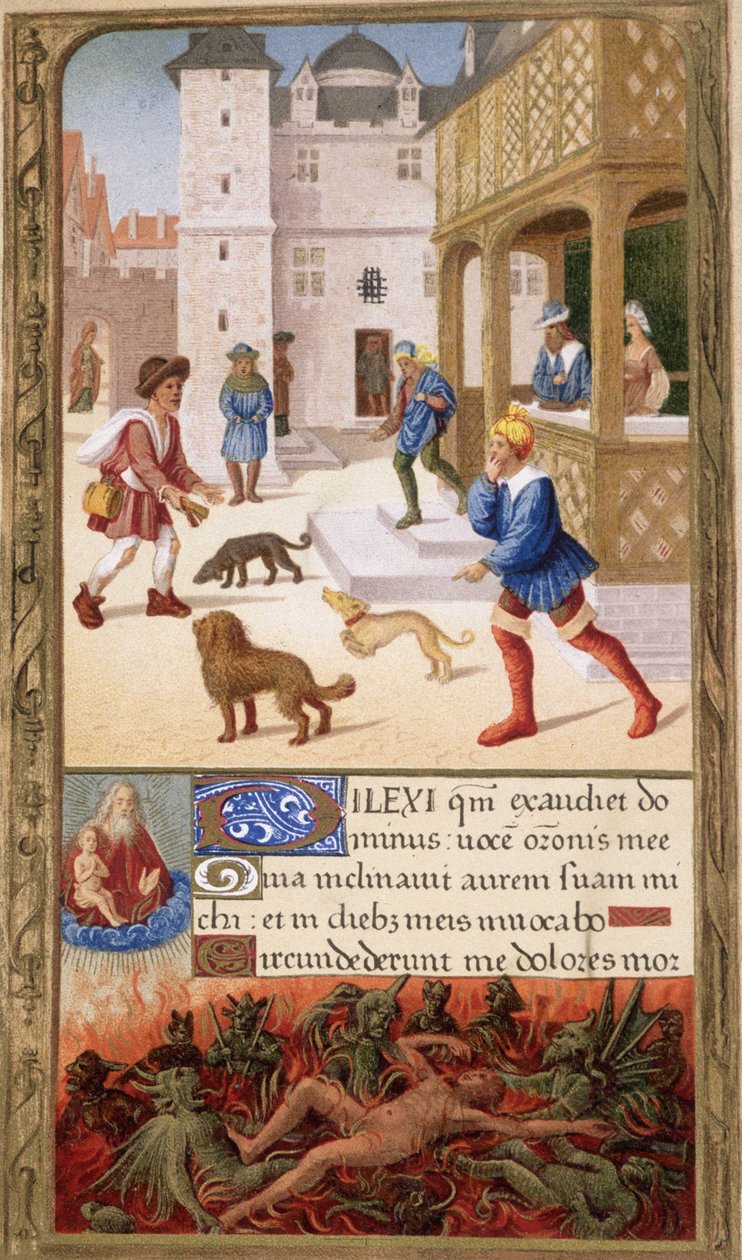 Pesten, Frankrig 1500-tallet af Unknown artist