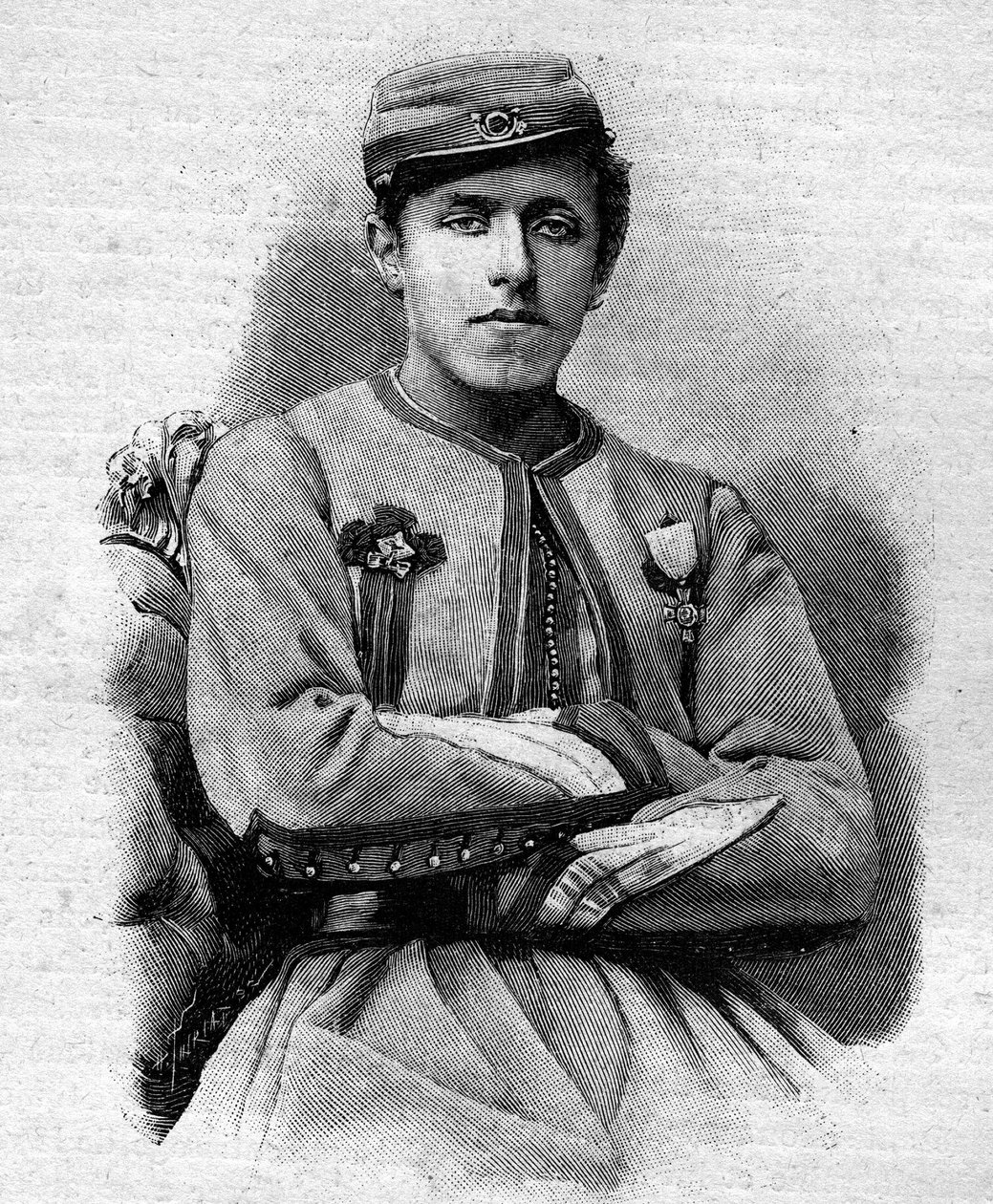 Theodore Wibaux, Pavelig Zouave og Jesuite (1849 - 1882). af Unknown artist