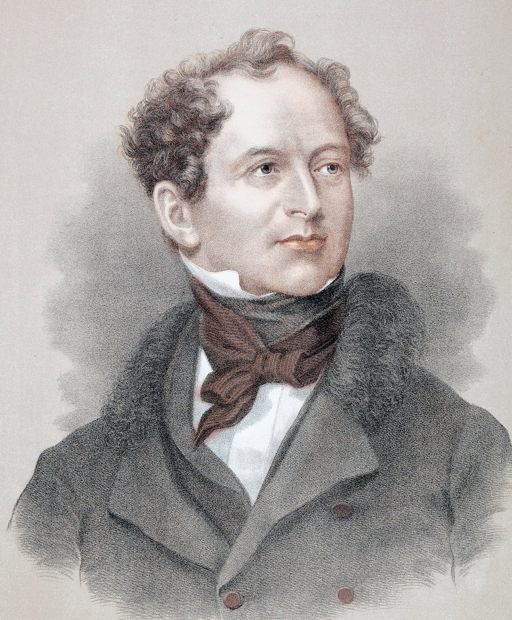 Thomas Moore (eller Thomas More) (1779-1852), irsk digter. af Unknown artist