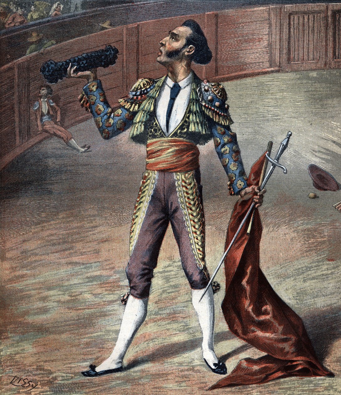 Toreador kostume i 1892. af Unknown artist