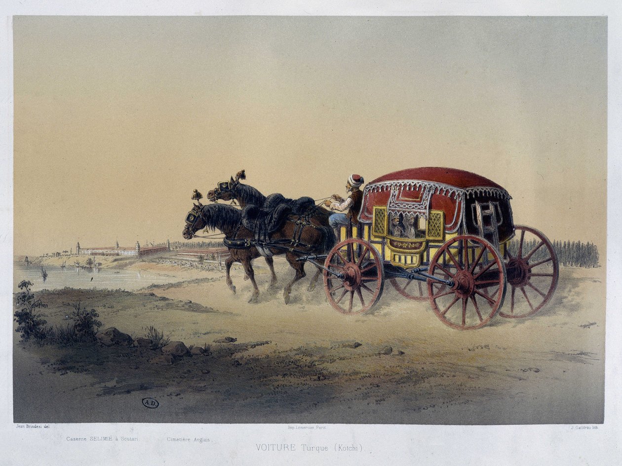 Tyrkisk vogn - 1800-tallet, e.Kr af Unknown artist